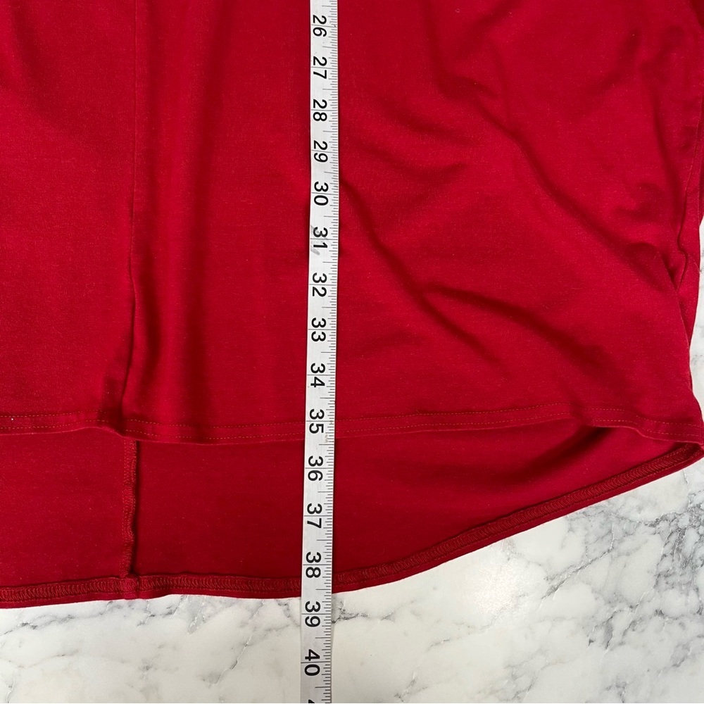bryn Walker Red V-Neck Tunic - Picture 7 of 10